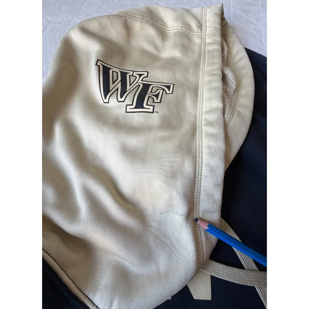 Nike Wake Forest Demon Deacons Therma-FIT Hoodie XL Black Gold NCAA
